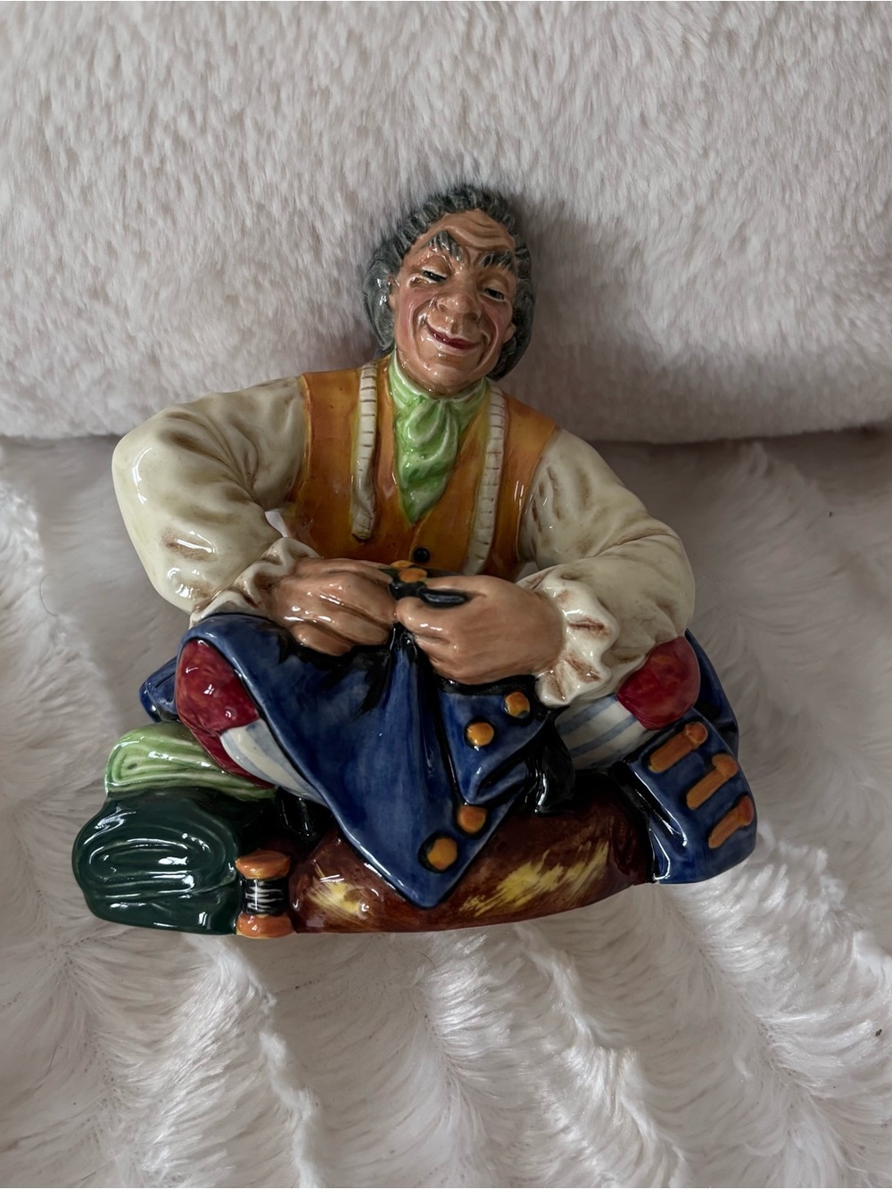 Royal Doulton The Tailor Figurine Signed HN 2174 Whitley Collection 1955 Rare
